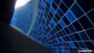 Johntronx - Hot Thai Amateur Babe With Big Ass and Small Tits Gets Fucked in the Pool - POV HD