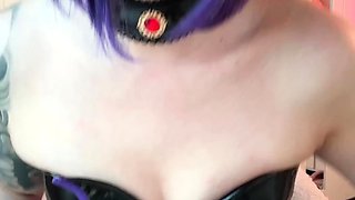 Sexy hottie Anetta Keys enjoys a solo toy masturbation