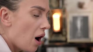 Mary Frost Creampie Pussy After Photo Shoot - Big Natural Tits Cowgirl Riding