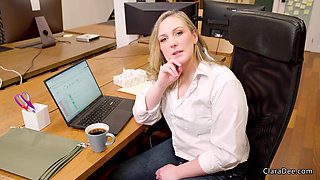 Pegging the Office Sissy - Clara Dee POV