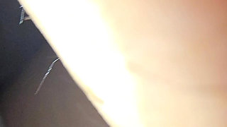 Step son shows step mom his huge cock and leave her handjob and play with his cock