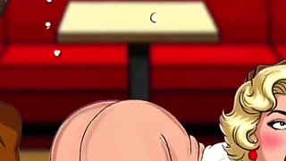 American MILF 4: Married Sluts at Work. Cartoon Compilation