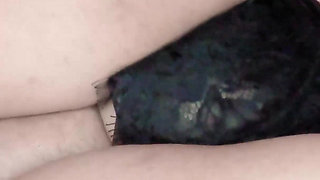 Rolling up Her Pussy Sticking Her Whole Hand in