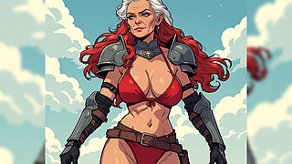 Anime Style Sexy Warrior MILFs