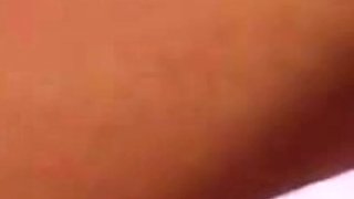 Hot light-haired ramming her bum cork and thumbs in
