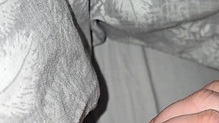 Step Mom Helping Step Son best Friend handjob his dick with kow erection