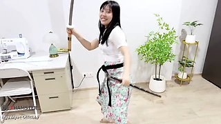 Asian Girl ,need training not only her sword but also her pussy