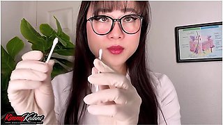 Medical Exam From Asian Doctor Turns Into Cock Draining -asmr Bj With Kimmy Kalani