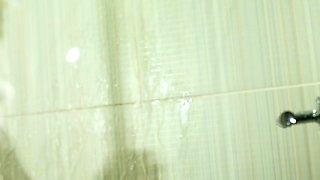 Flexible teen showing her sweaty pussy