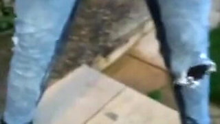 Jeans and pantyhose wetting compilation