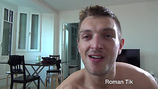 He fucks his roommate at the gym