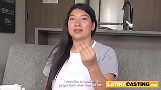 Amateur Latina With Big Tits Deep Throats Huge American Cock Rough Face Fuck
