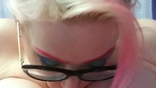 College coed amateur blonde big sex toy EXGF