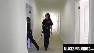 Eliza Ibarra Sucks Nine Big Black Cocks in Cop Uniform - Blowjob & Deepthroat