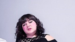 Chubby Brunette Big Boobs Dildo Masturbation