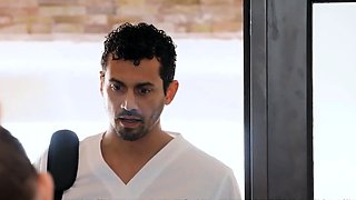 Masseur Gets An Oily Footjob.Melody Marks / Brazzers