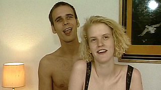 Watch This Blonde Babe From Germany Get Big Load of Cum on Her Face