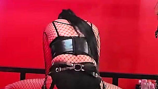 Dominafire Pegging and Caning Slave