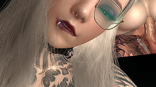 Anal Riding by Tattooed Slut
