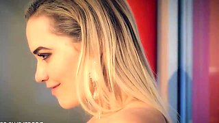 Stunning Mia Malkova swallows deeply after intense passionate ebony encounter
