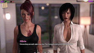 Sexy brunette with big tits dives into PC gaming action