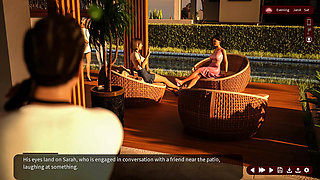 Whispers of Desire: Couples on Barbecue Party by the Pool - Episode 6