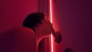 My First Glory Hole, a Horny Experience