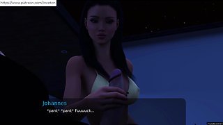 Summer with Mia - Getting handjob at the pool