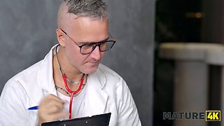 Mature4k. mature nurse is doing a insane favour and bounces on her patient’s schlong