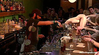 Smoking Hot Blonde Bubble Butt Babe Gets Fucked by Nacho Vidal in Hardcore Public Scene