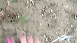 Dirty Feet in the Garden