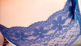 Fucking My Wife Without Taking off Her Panties, Filled with Sperm!