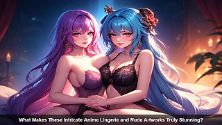 What Makes These Intricate Anime Lingerie and Nude Artworks Truly Stunning