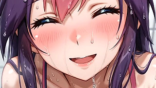 Pink pockets monster girl masturbates legs spread on the floor aheago