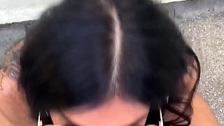 Delirious brunette whore riding big cock hardcore