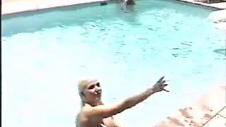 Platinum At The Pool: Big Tits, Blonde  Fansly Porn