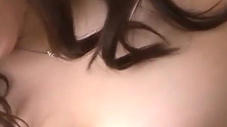 Seductive Brunette Babe Fingered to Orgasm in Hot Threesome