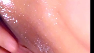 Close up cock jerking solo