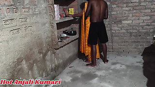 Desi Bhojpuri Sex- I Fucked My Younger Stepbrother's Wife When She Went to Talk on the Phone, Young Tight Pussy in the Old House