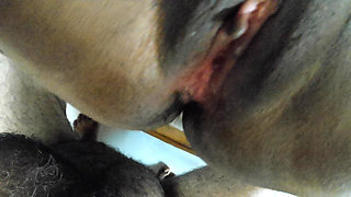 Hot house wife yummy pussy licking