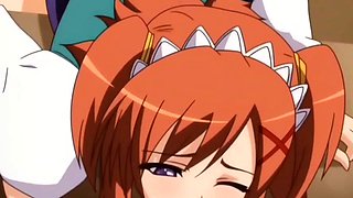 Maid gets pounded during cleanup demosaic hentai