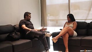 Step Mom Leyla Johnson Gets Custody and Fucks Her Stepson in the Living Room