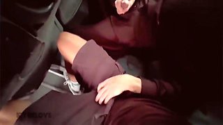 Blowjob From A Stranger On The Bus And A Huge Cumshot In A Hotel