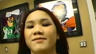 Kitty Sucks Her First Real Big Dick