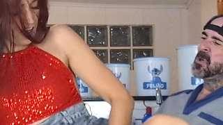 Wife Shows off and Has Sex with the Plumber!