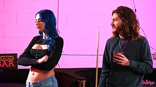 Twistys - alt pool sharks Jewelz Blu and Aubree Valentine cum on the perceived