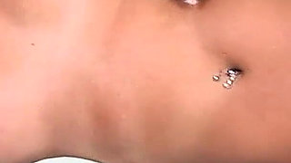 Sexy slut teen Piper licked and banged by black stepdad