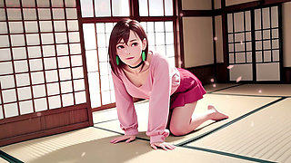 Gol Cute Anime Teen Momo Tit Fuck and Riding Creampie
