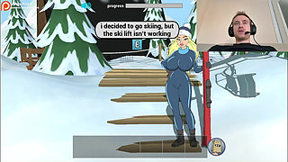 Fuckerman Winter Lovers - Fucked Juicy Woman In Game