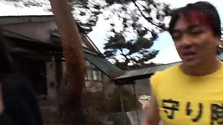 Cute Japanese teen Gives a Tedious Handjob